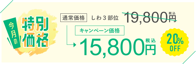 今月のキャンペーン