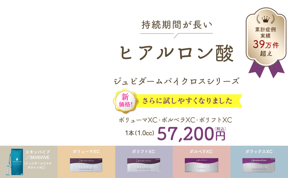 ジュビダームビスタ バイクロスシリーズ（ヒアルロン酸）