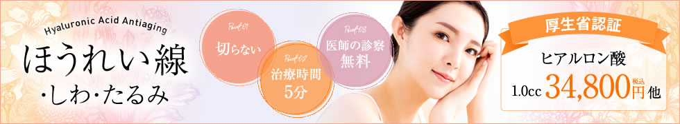 厚生省認証ヒアルロン酸