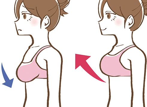 バスト下垂のお悩みを解消