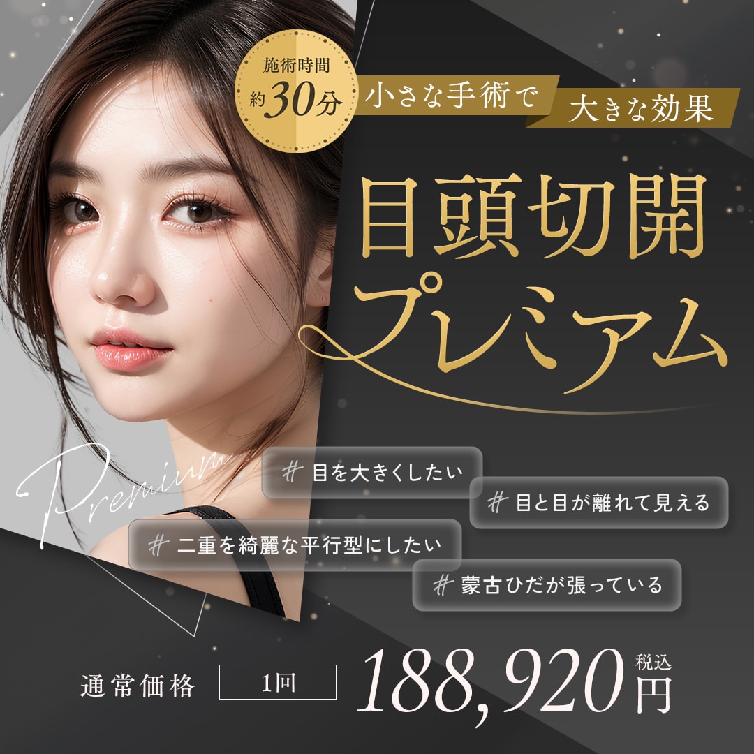 蒙古ひだ・目頭切開プレミアム