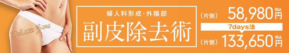 婦人科形成・外陰部 副皮除去術
