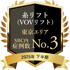糸リフト（VOVリフト） 東京エリア 症例数No.3 2025年下半期
