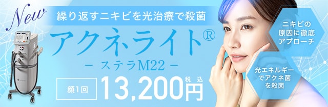 アクネライト&reg;（ステラM22）