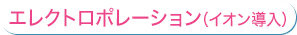 エレクトロポレーション(イオン導入)