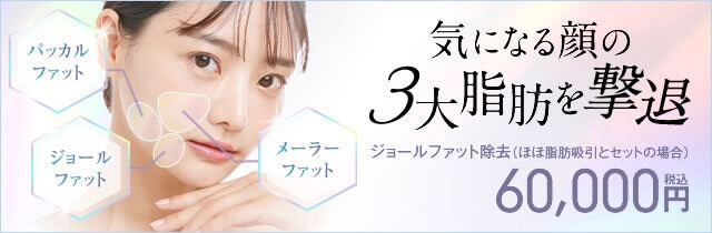 気になる顔の3大脂肪を撃退(ジョールファット・メーラーファット・バッカルファット)