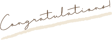 Congratulation!