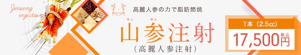 山参(サンサム)注射(高麗人参注射)