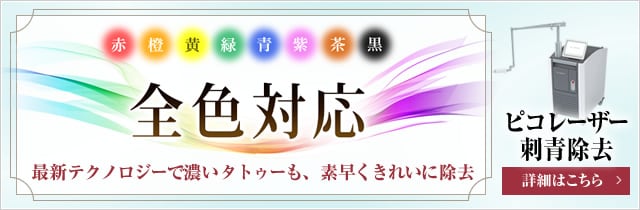 ピコレーザー　タトゥー(刺青・入れ墨)除去