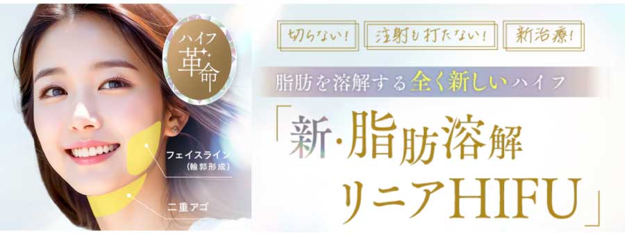 脂肪溶解できるハイフ！<br />
