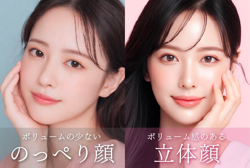 顔の印象は「立体感(Eライン・涙袋)」で決まる！