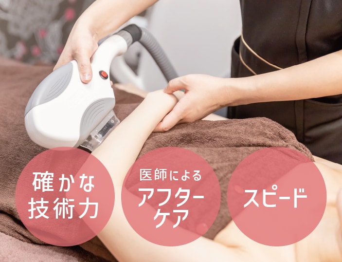 確かな技術力・高い安全性・適切なアフターフォロー