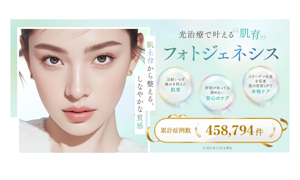 STEP 1：土台作り（月1回のフォトジェネシス）