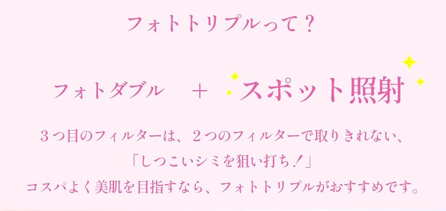 フォトトリプルとは？