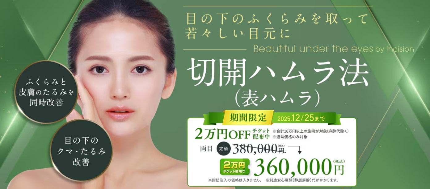 2. 切開ハムラ法（膨らみ・凹み改善）