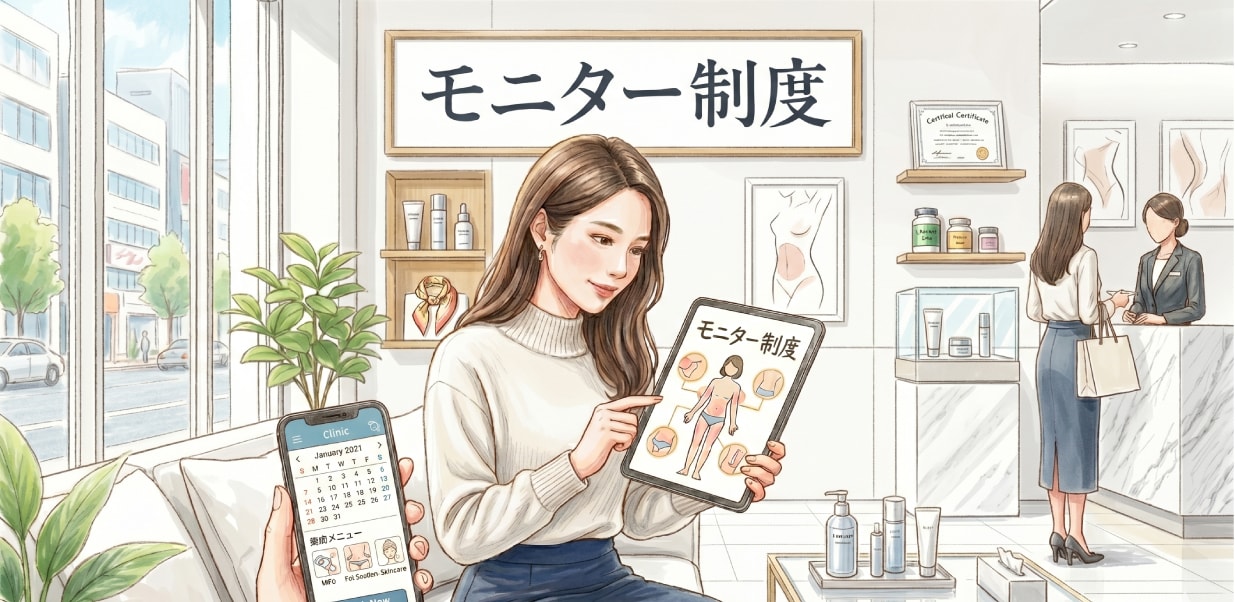 脂肪吸引を安く受けるモニター制度