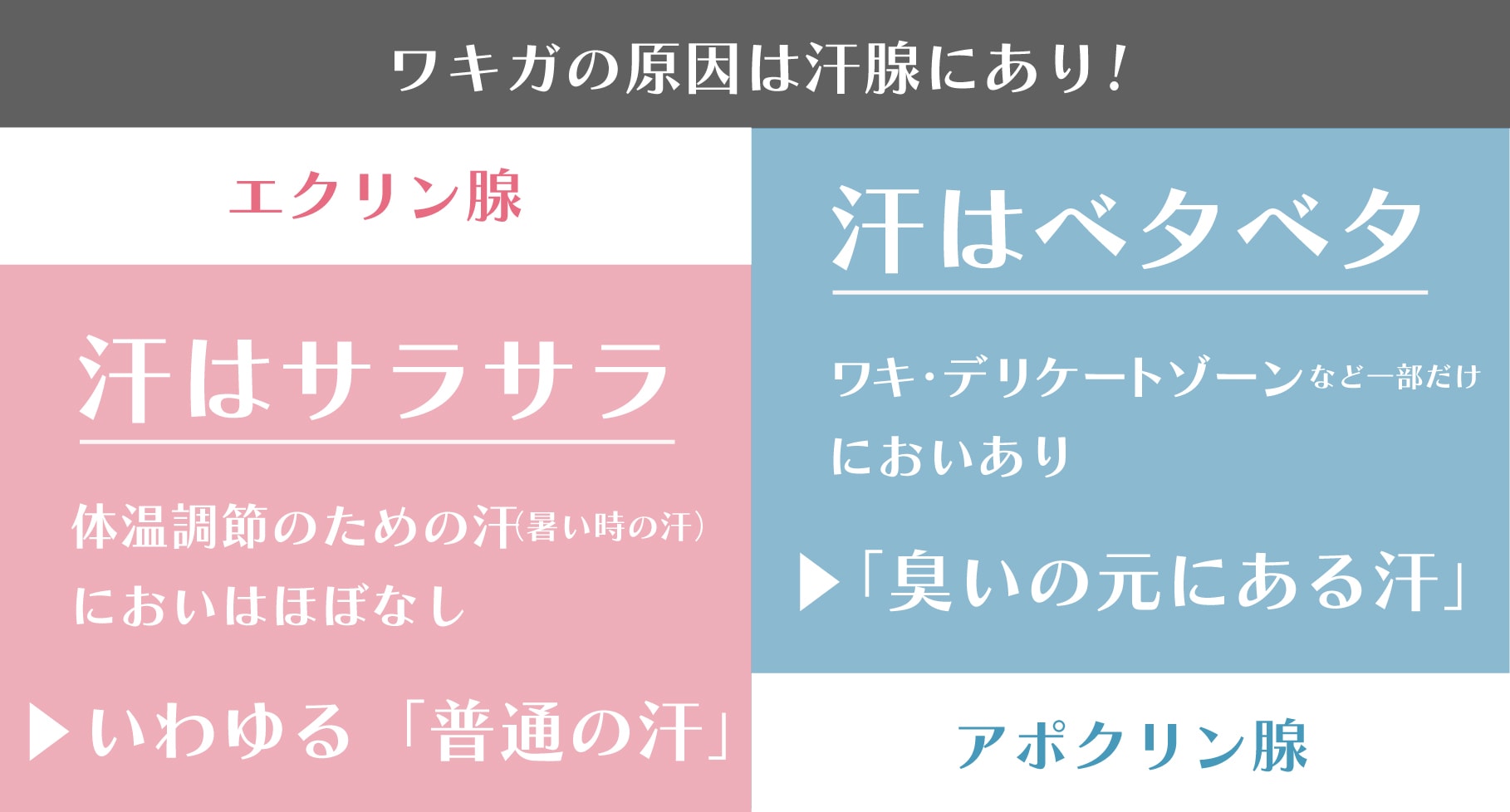 ワキガの原因