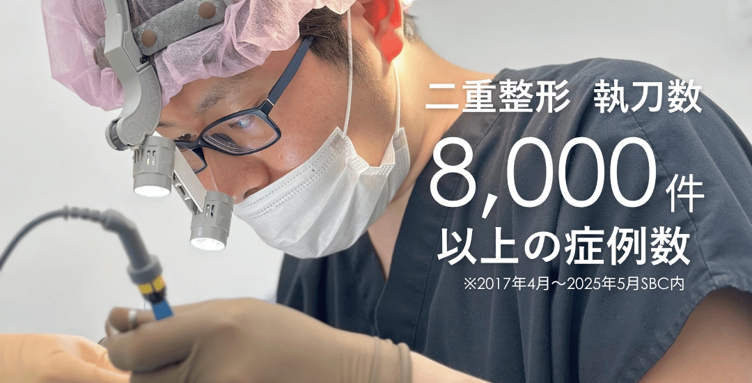 岩間院長は【8,000件以上の症例数】を誇る二重プロフェッショナルドクター！