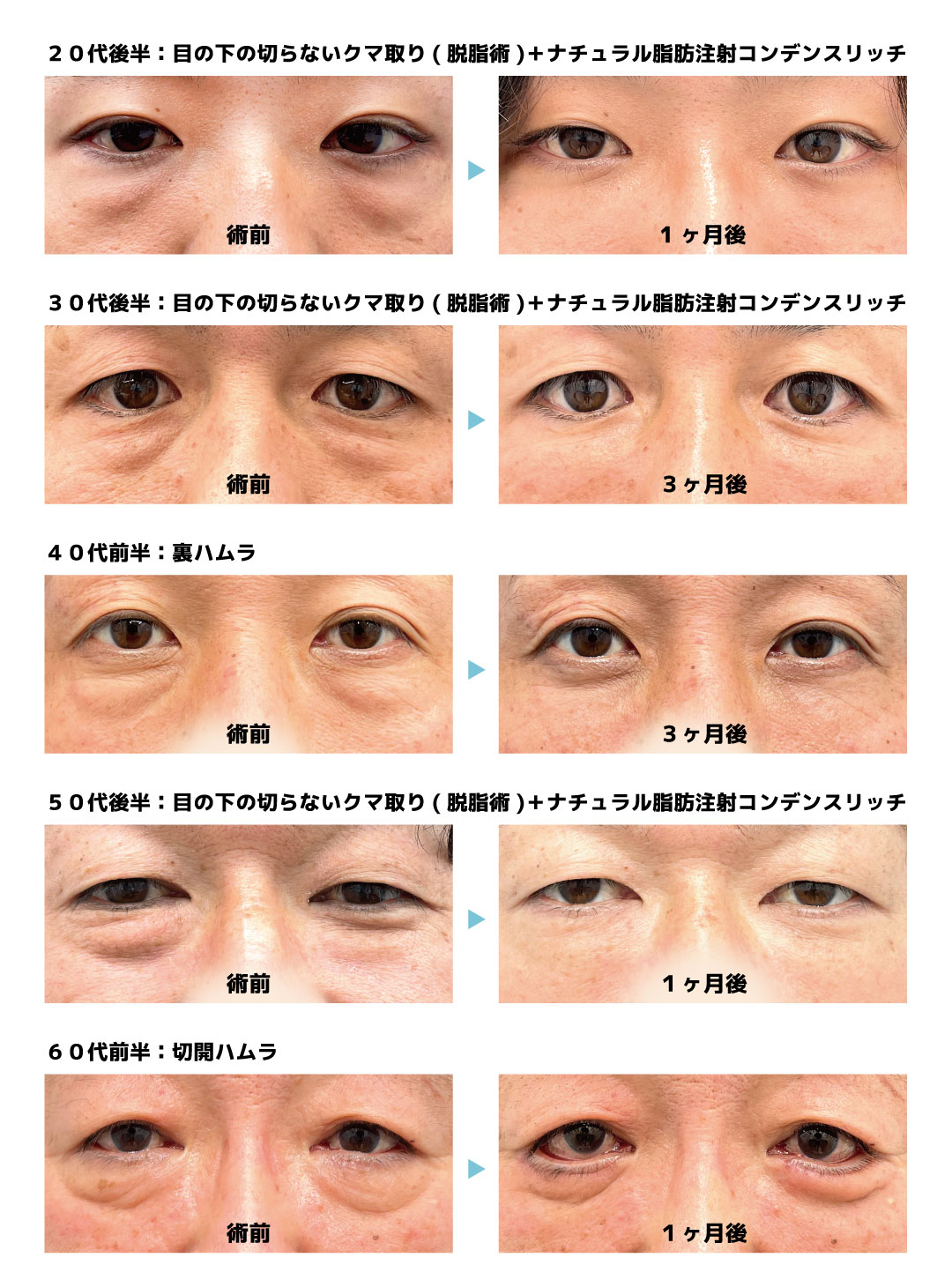 幅広い年代に対応！