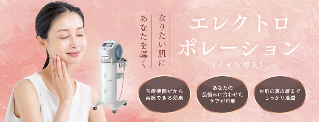 全ての治療効果を高める仕上げに：エレクトロポレーション