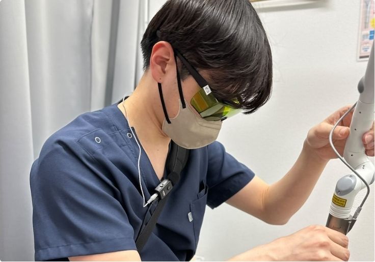  男性看護師による施術が可能◎<br />
