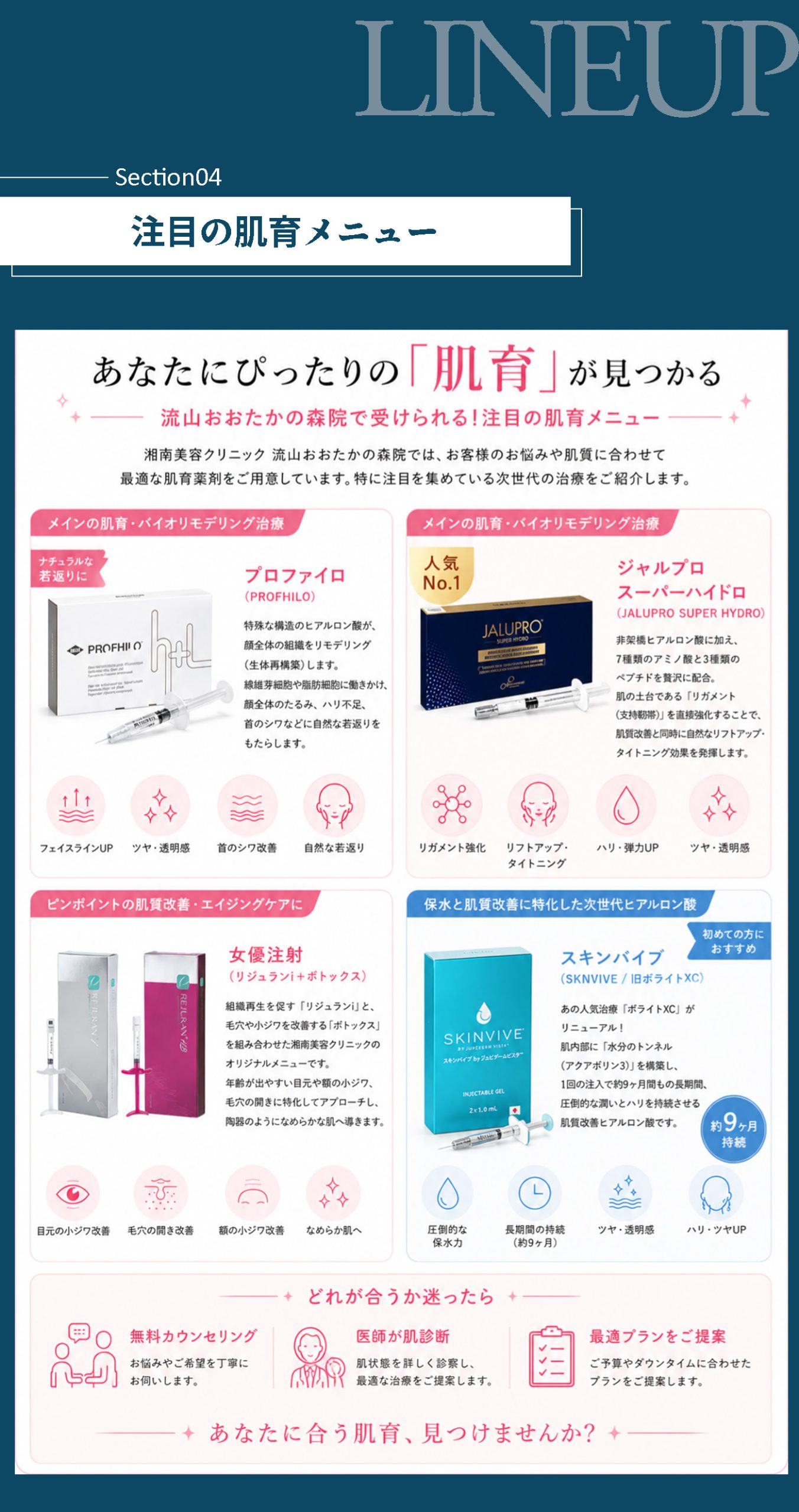 あなたにぴったりの「肌育」が見つかる