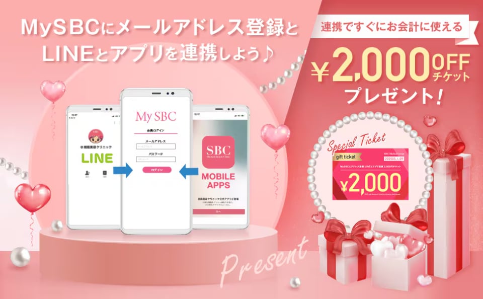 LINE×SBCアプリを連携して2000円OFFチケットをGET🎫