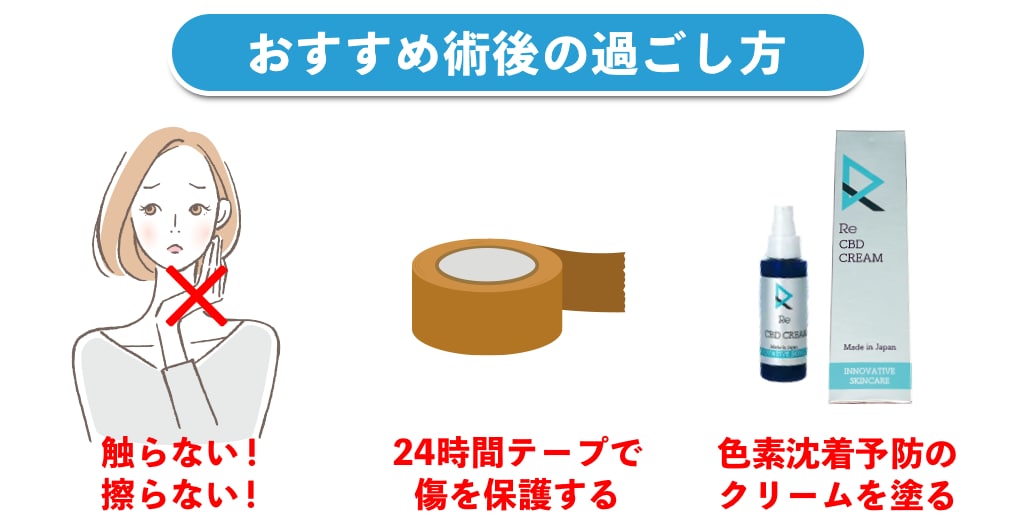 おすすめ術後の過ごし方