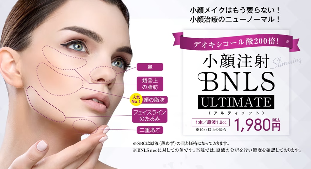 脂肪溶解注射：短期間で効果を実感