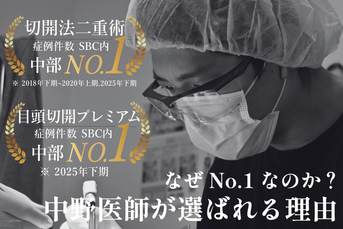【名古屋で切開をするなら二重の名医 中野達生医師へ！】”二重切開法”で選ばれる理由とは？