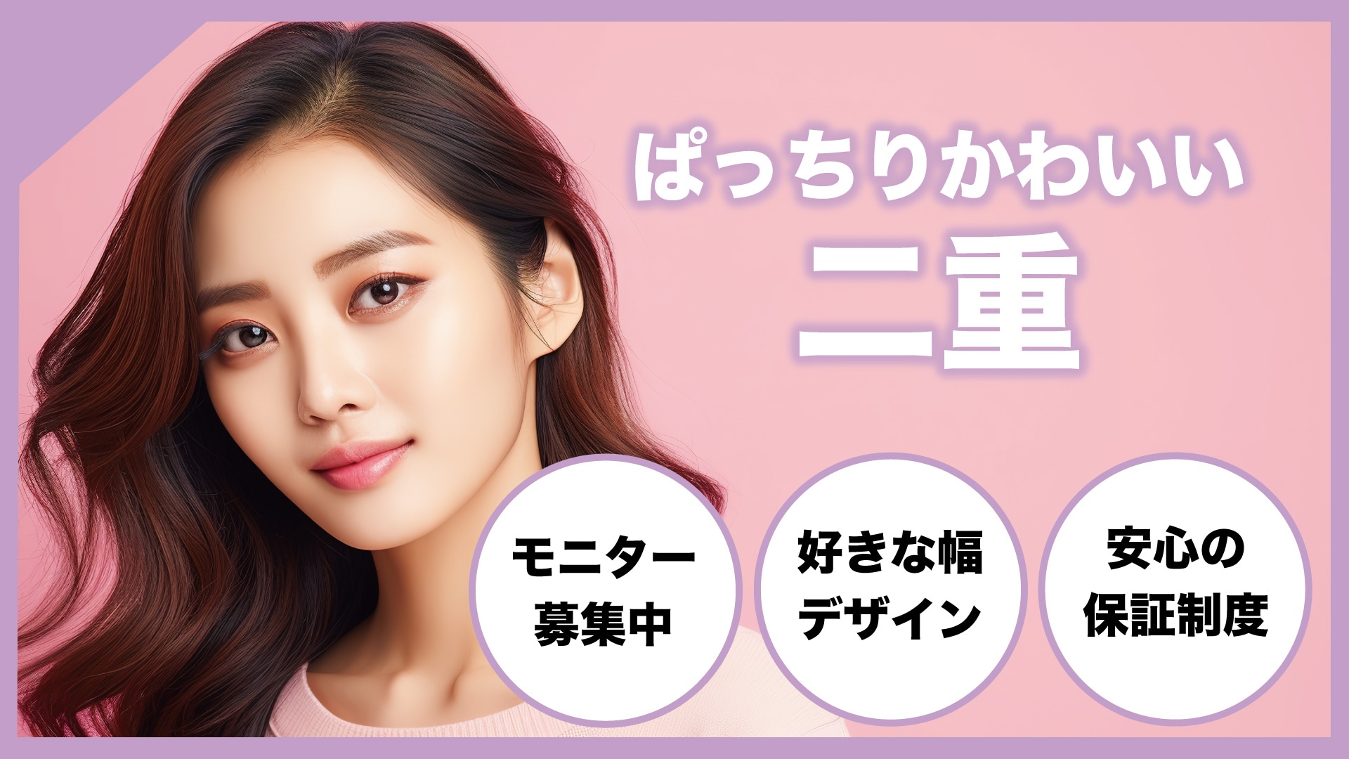 平行・末広・幅広どんな二重にしたい？