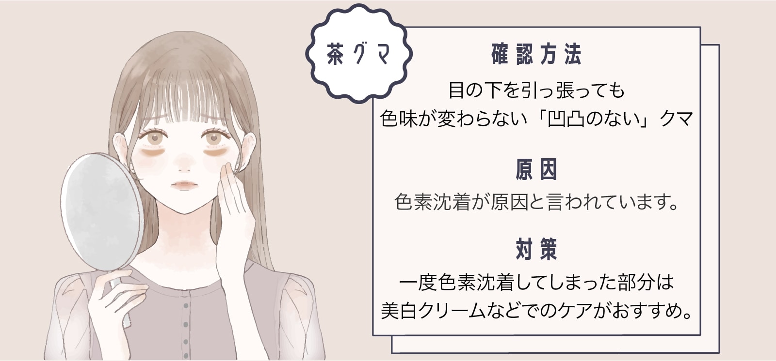 色素沈着が原因！？