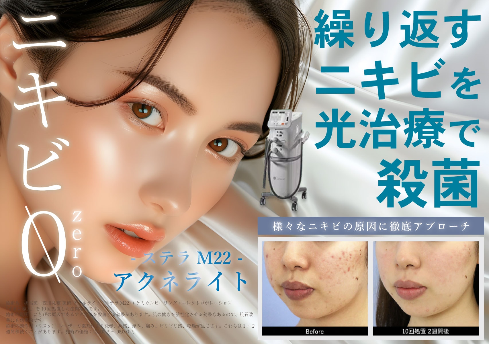 SBC新潟院でニキビケア！アクネライトの光エネルギーで理想の美肌をGET✨