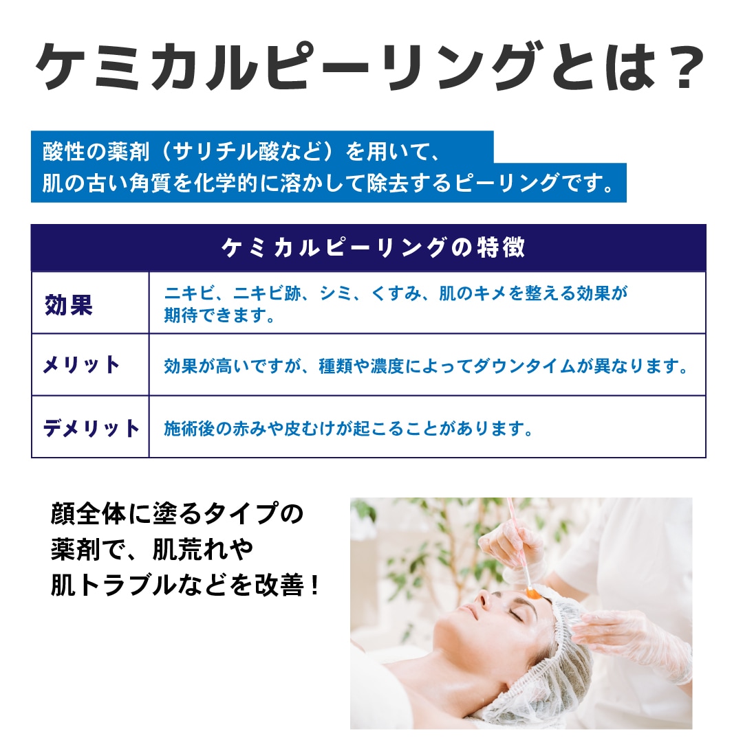 ケミカルピーリングの特徴