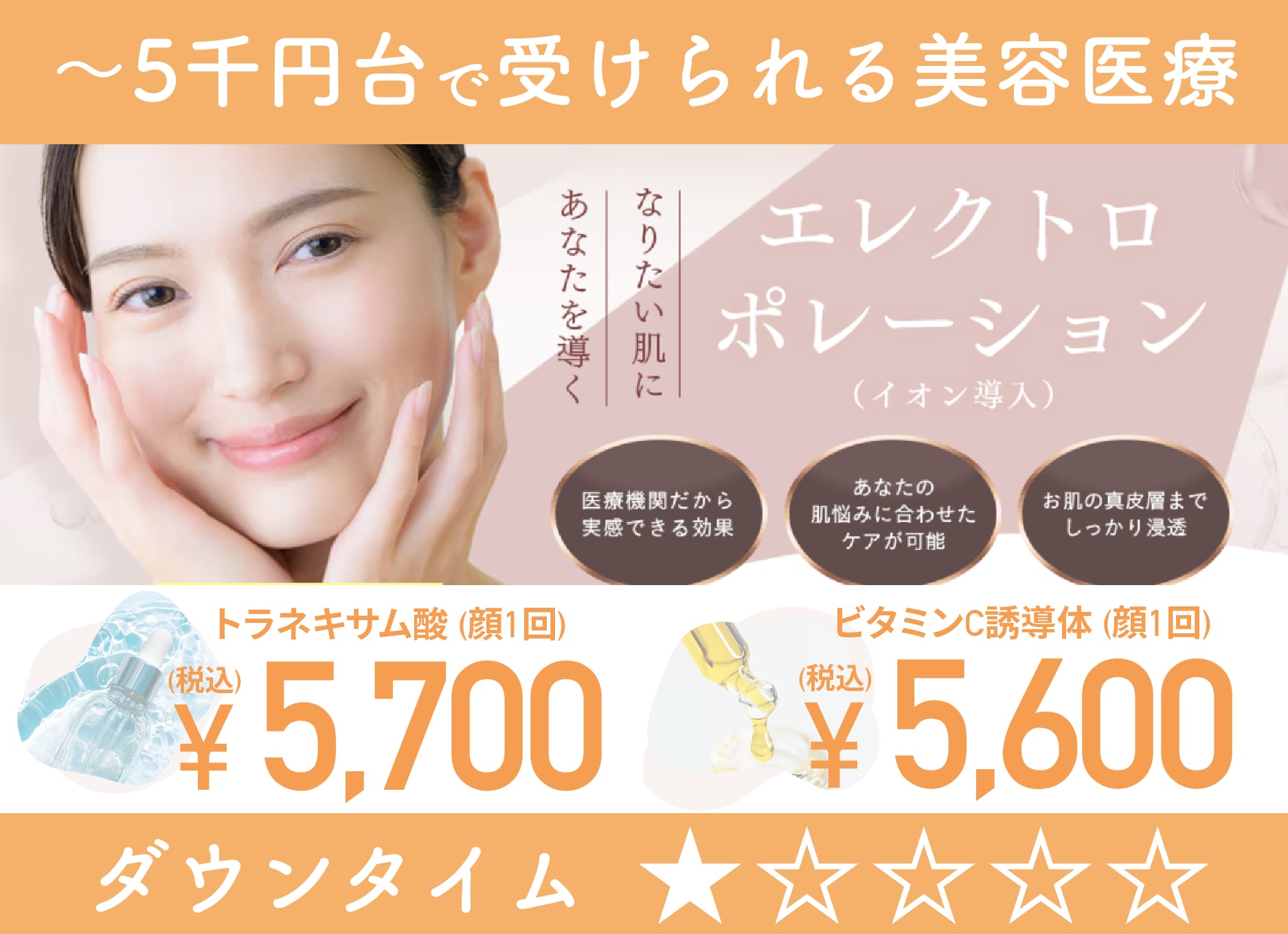 エレクトロポレーション（イオン導入）