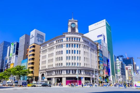 東銀座駅から徒歩1分、銀座駅から徒歩1分の好立地