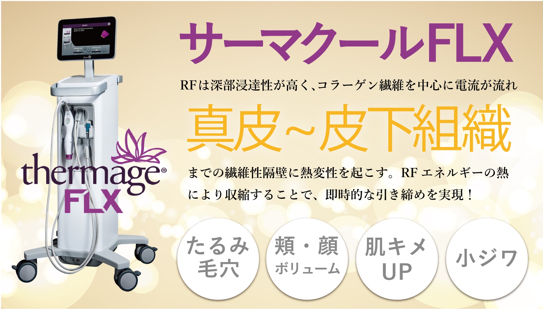 たるみの王道施術サーマクールFLX