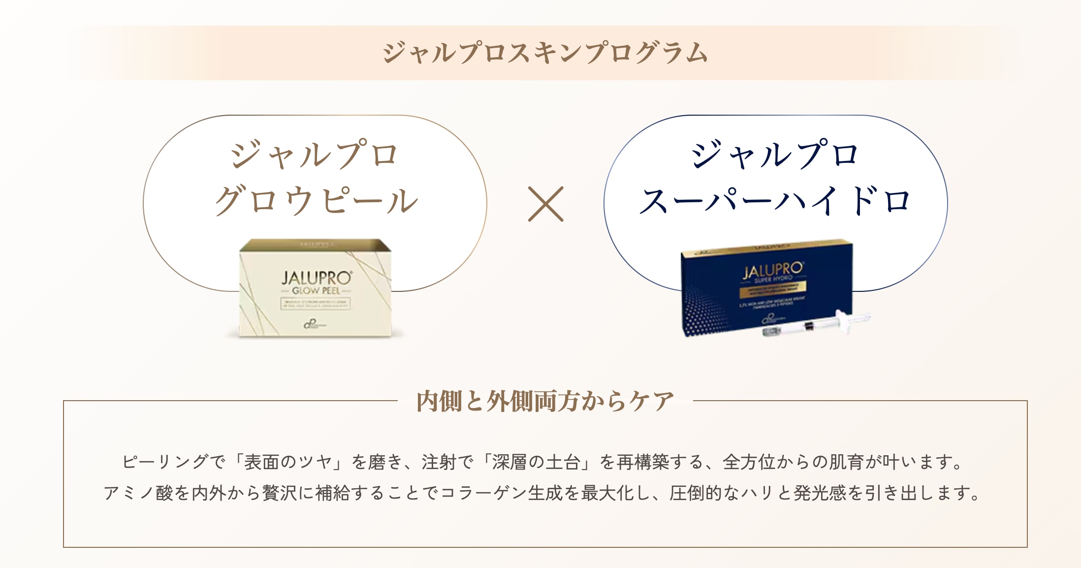 ジャルプログロウピール＋ジャルプロスーパーハイドロ 1本のセットプランが<br />
かなりお得です◎