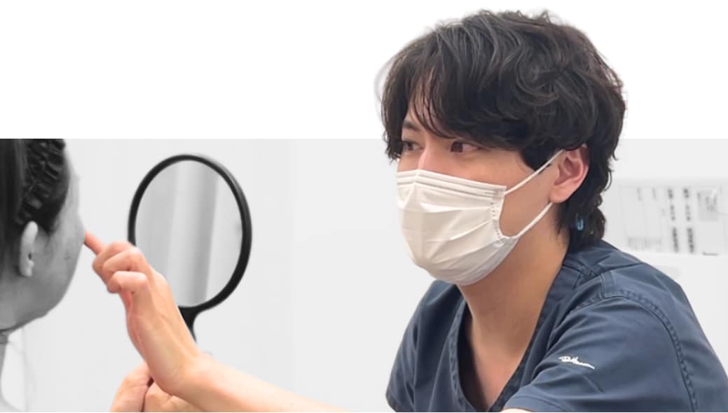 症例豊富な吉田健佑院長による施術